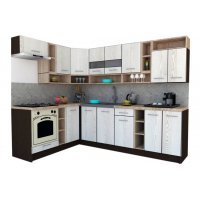 Bucatarie de Colt COSSY NEW 180-260 St. Wenge / Decor K010